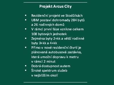 Unikátní bydlení v atraktivní části Prahy 5 - Stodůlky. Společnost UBM získala nový rezidenční projekt