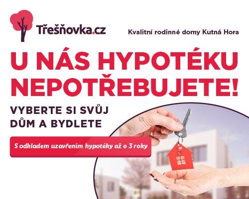 Třešňovka - Pořiďte si s námi své bydlení snadno i bez hypotéky! 